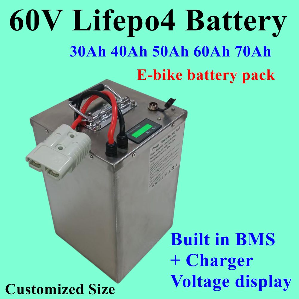 60V 50Ah Electric Scooter Battery - Batteria LiFePO4 60V 50Ah 60AH 70Ah