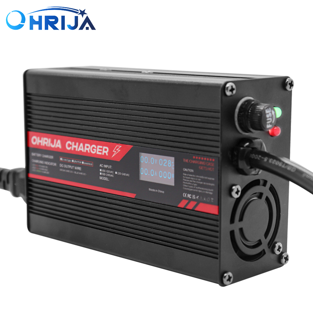 84V 20A Smart Charger - OHRIJA 54.6V 3A Caricatore Custodia in